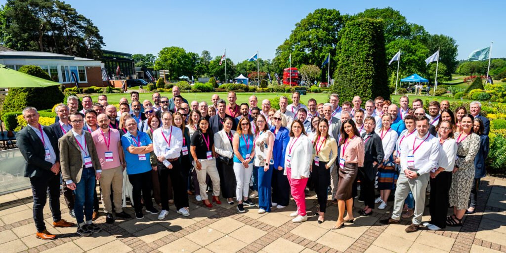 Outdoor Corporate Group Photo, shot at The Belfry, Warwickshire