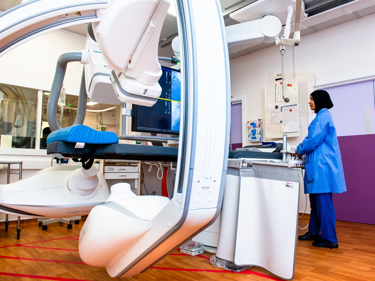 Siemens medical scanner at Birmingham City Hospital